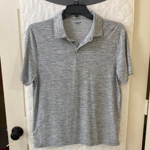 Mens L old Navy Active Polo in Heather grey. Excellent condition
